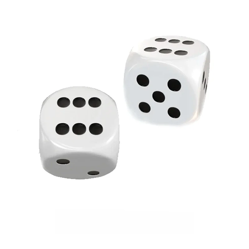 Dés magiques de perçage, 2 pièces, tours de magie russes, gros plan, accessoires Gimmick, jouets classiques, accessoires gagnants, jouet pour enfants, facile à faire