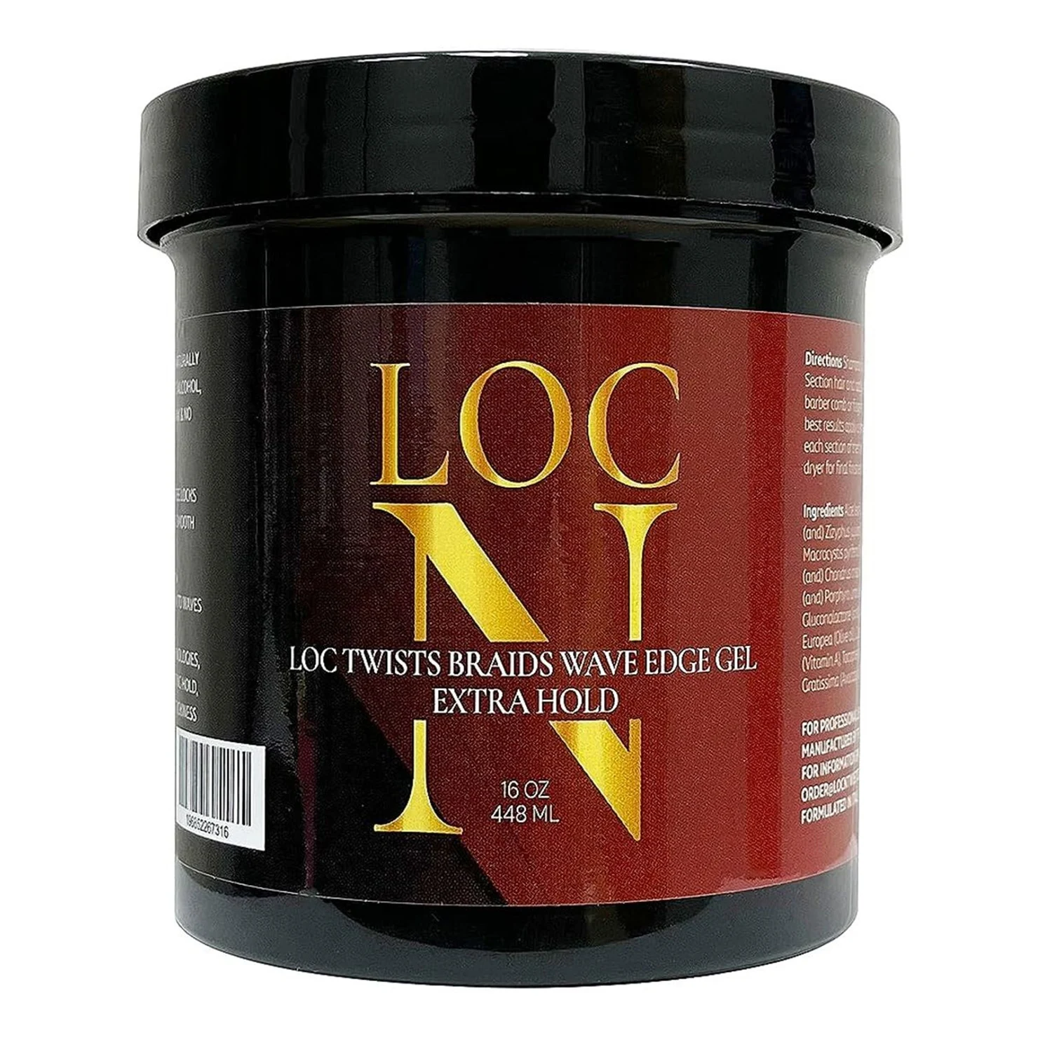 

Loc N Loc Twists Braids Wave Edge Gel Extra Hold 16oz/ 448ml
