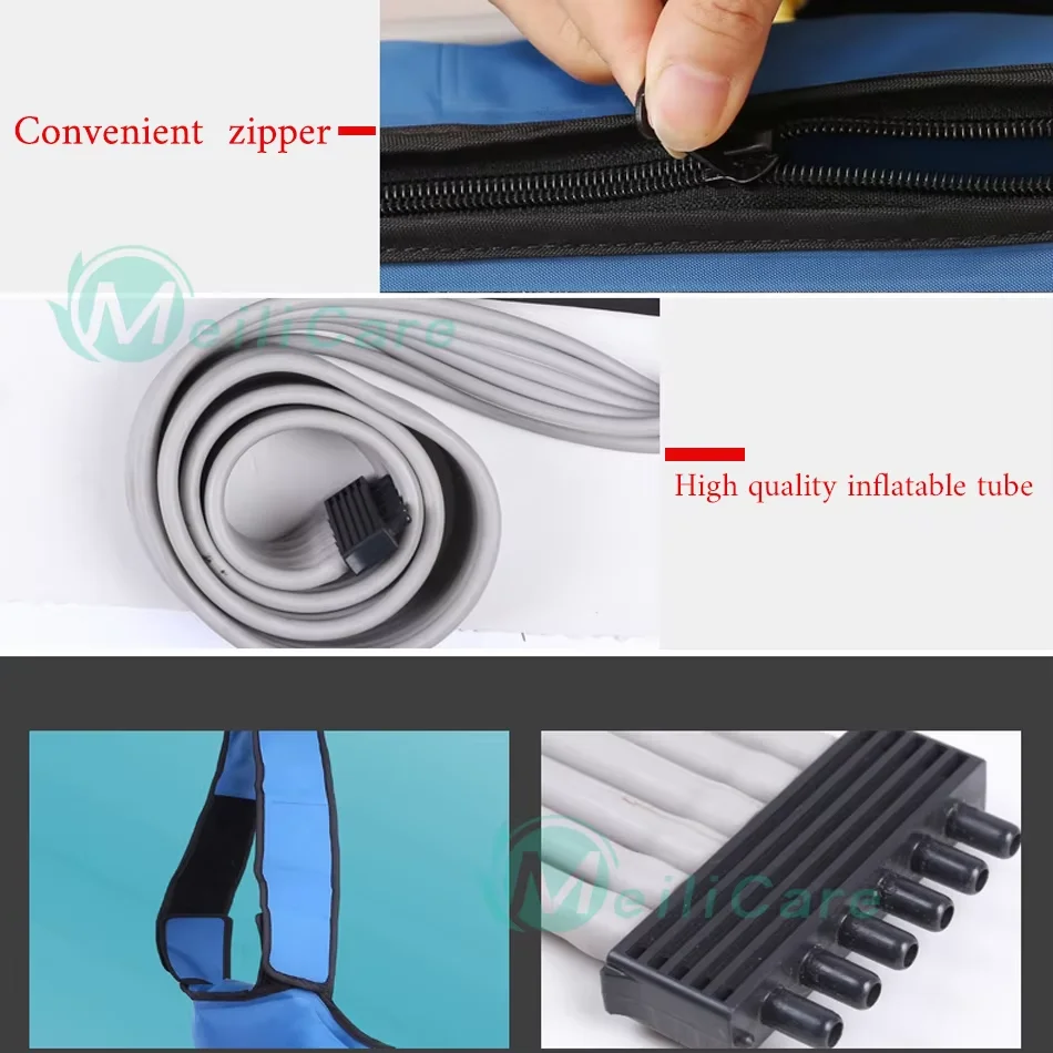 Air Compression Massager Leg Foot Circulation Pressotherapy Reovery Boots Air Promote Blood Relaxation