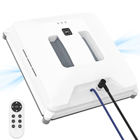 Robot Window Cleaner, Double Spray Square Window Cleaning Machine, 3000Pa Fully Automatic Detection and Cleaning Glass Artifact