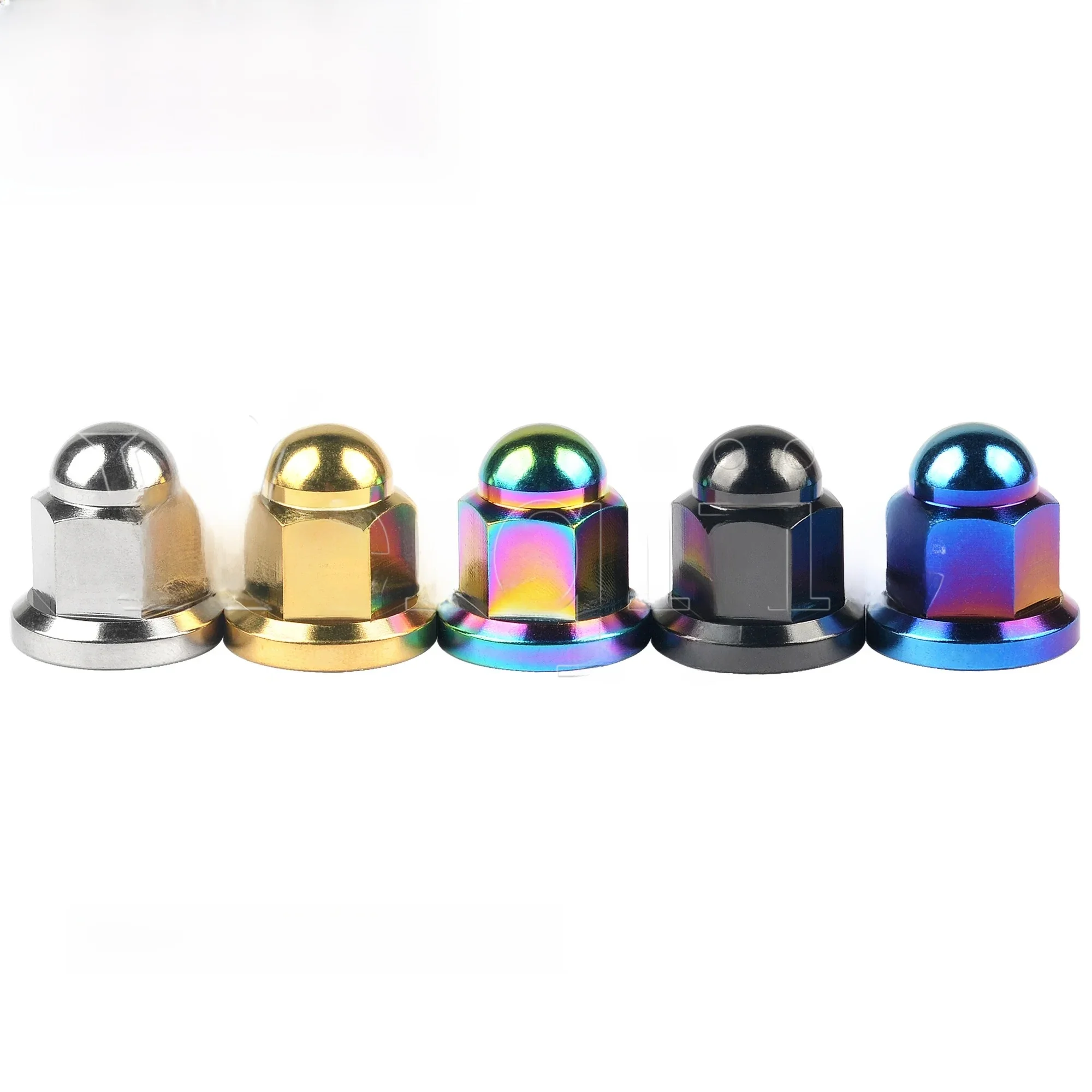 AliExpress W WEIQIJIE Weiqijie 6pcs Titanium Nut M6x1.0mm M8/M10x1.25mm Dome Nut for Bicycle Motorcycle