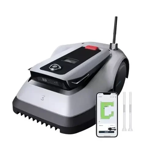 @…2025 신형 세그웨이 나비모우 i105N 로봇 잔디깎이, 경계선 와이어 불필요, 1/8 에이커, RTK+비전 로봇 잔디깎이, AI 지원 매핑