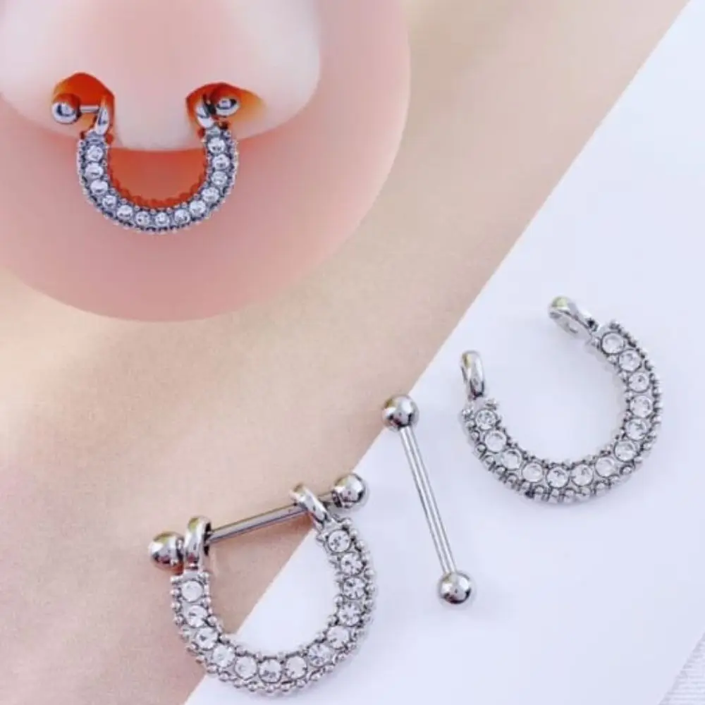 12 Piercing Para Sobrancelha Aço Inox Com Acrilico Multicolorido