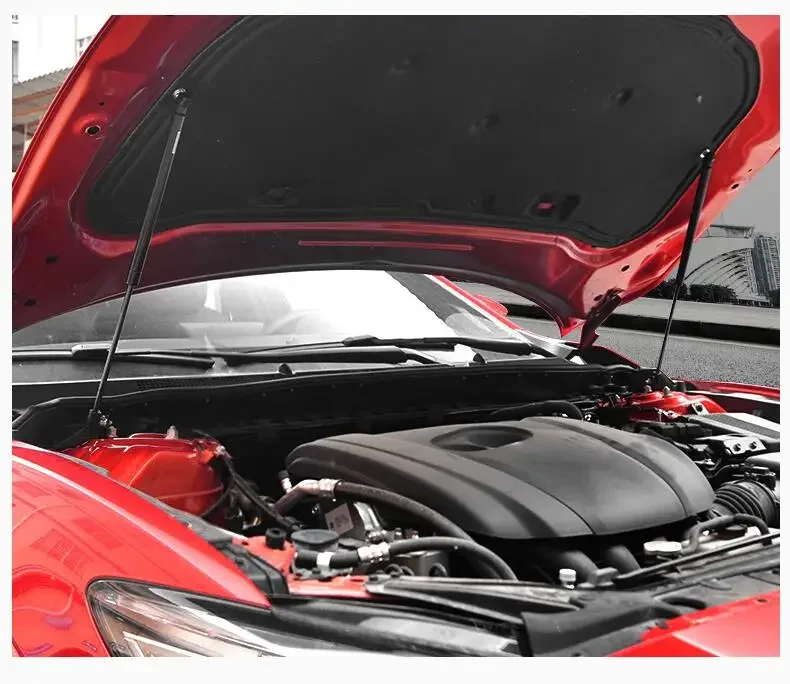 Zmodyfikowane amortyzatory gazowe do Mazda CX-30 CX30 2019-2026, przednie podnośniki maski, sprężyny tłokowe. — zdjęcie 2