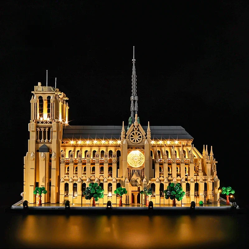 LED-lichtset voor 21061 Notre-Dame de Paris DIY-speelgoedset (niet inbegrepen bouwstenen) - afbeelding 2