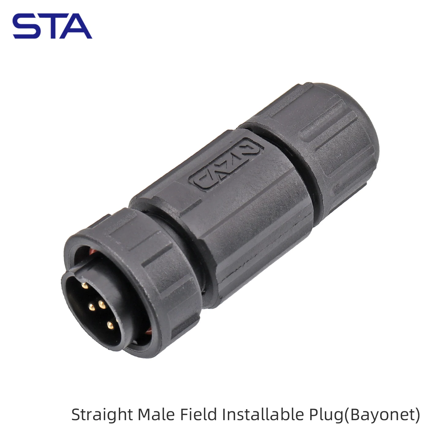 Bayonet Anti‑vibration IP68Waterproof Connector Male Angled Plug 2 3 4 5 6 7 8 9 10 12 14 18pins High Current 20A Power Socket