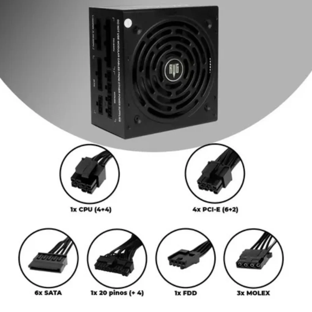 Atx PC Gamer Power Supply Gold PFC 650W 80 Plus مصدر طاقة لوحدة الكمبيوتر البلاتينية لألعاب الكمبيوتر #3