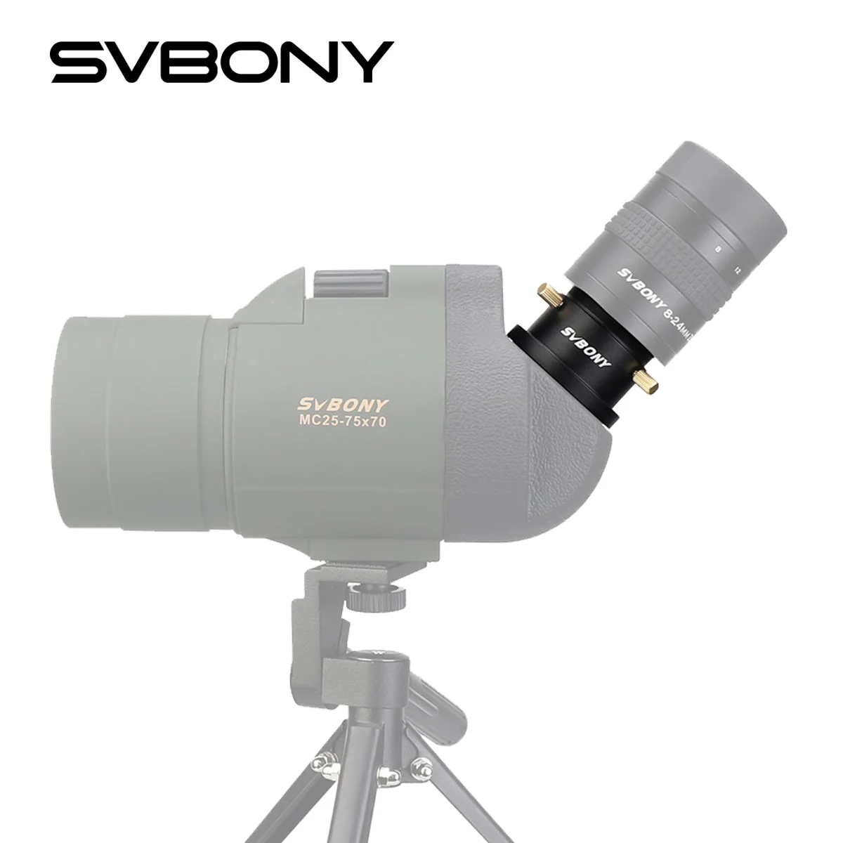 SVBONY M48 Female To M42 Male Adapter With 1.25'' Interface For SV41 Mak Spotting Scope