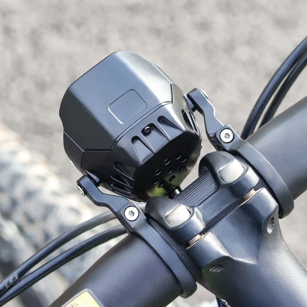 Onature e-fahrrad licht scheinwerfer 85 lux eingang DC 12V 36V 48V ebike lampe installieren lenker