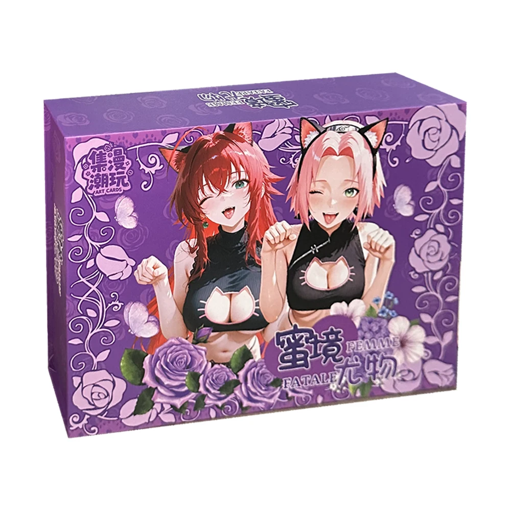 New Femme Fatale Goddess Story Collection Cards Ssenpai Anime Girl Party Swimsuit Feast Booster Box Doujin Toy And Hobbies Gifts