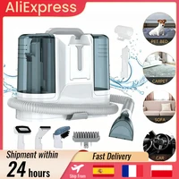 Nettoyeur de tapis portable 450W 10KPA, aspirateur multifonctionnel à main, nettoyeur de tapis et de canapé humide, double réservoir d'eau, machine à nettoyer les taches pour canapé et siège de voiture 1