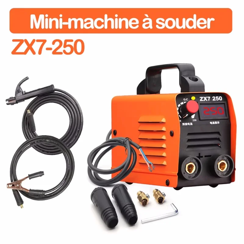 Portable Welding Machine 250A Arc Welding Machine Fully Automatic Industrial-Grade Household Small All-Copper Electric Welding