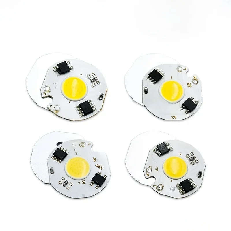 10Pcs/lot COB LED Chip 3W 5W 7W 10W Cold Warm White No Need Driver 220V Flood Light Beads Module Chip Diy Spotlight Floodlight — zdjęcie 2