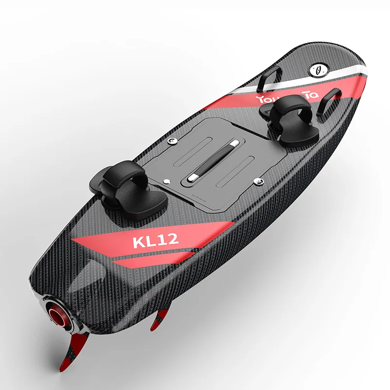 Migliore offerta al 100% Tavola da surf elettrica in fibra di carbonio leggera portatile ad alta velocità Power Jet Sport acquatici professionali in piedi Sci nautico