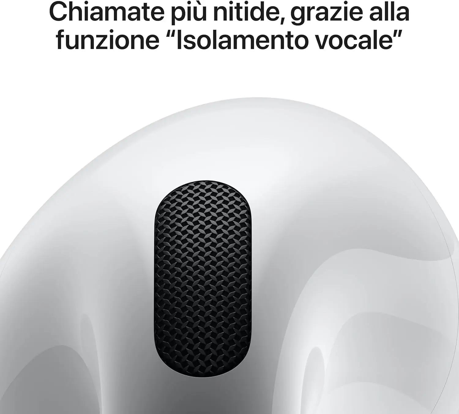 سماعات أذن Apple AirPods 4 اللاسلكية، سماعات بلوتوث، صوت مخصص للمساحة، مقاومة للعرق والماء، مخصص شحن USB-C، شريحة H2، ما يصل إلى 24 ساعة من الحكم الذاتي