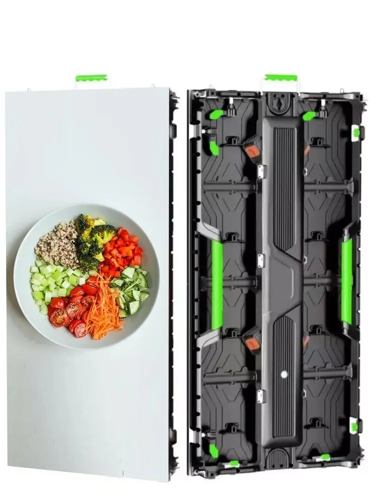 Kecerahan Tinggi P3.91 Luar Ruangan 8,2 Kaki X 6,5 Kaki Sewa Layar Tampilan LED Panel Billboard 10 Buah 500X1000Mm untuk Iklan