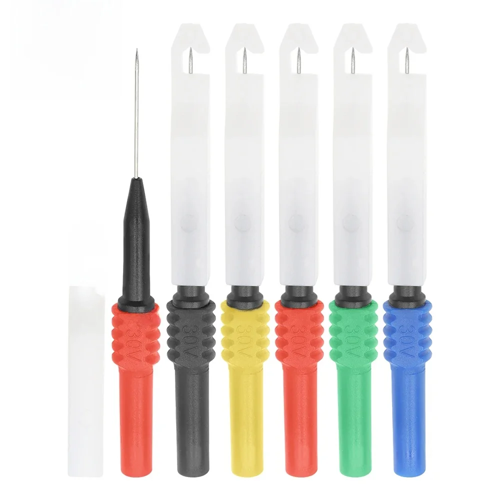 Hantek – sonde multimètre, aiguille de Test, broche arrière, prise banane, testeur de Diagnostic, Oscilloscope portatif pour électricien automobile, 5 pièces