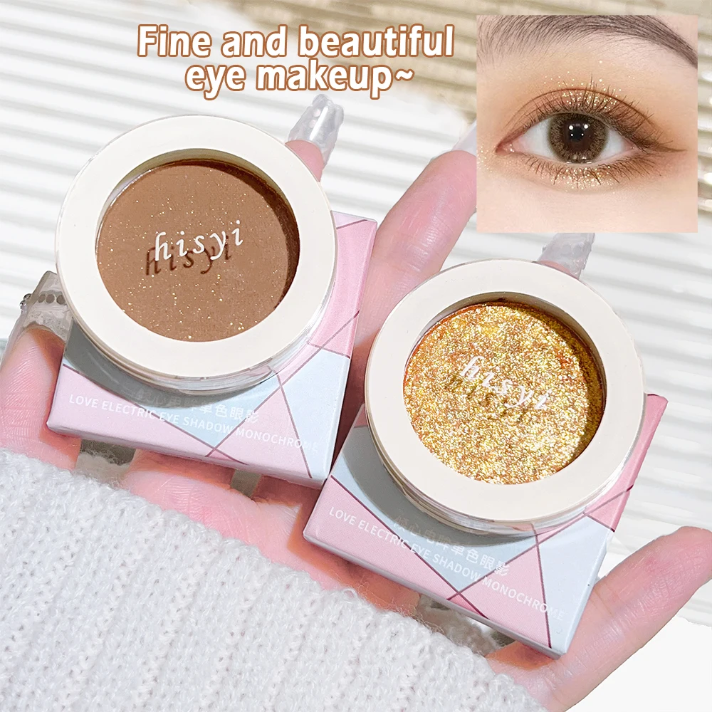 Ombretto monocolore: trucco opaco e luccicante, ad alto pigmento, illuminante, impermeabile, duraturo, morbido e naturale