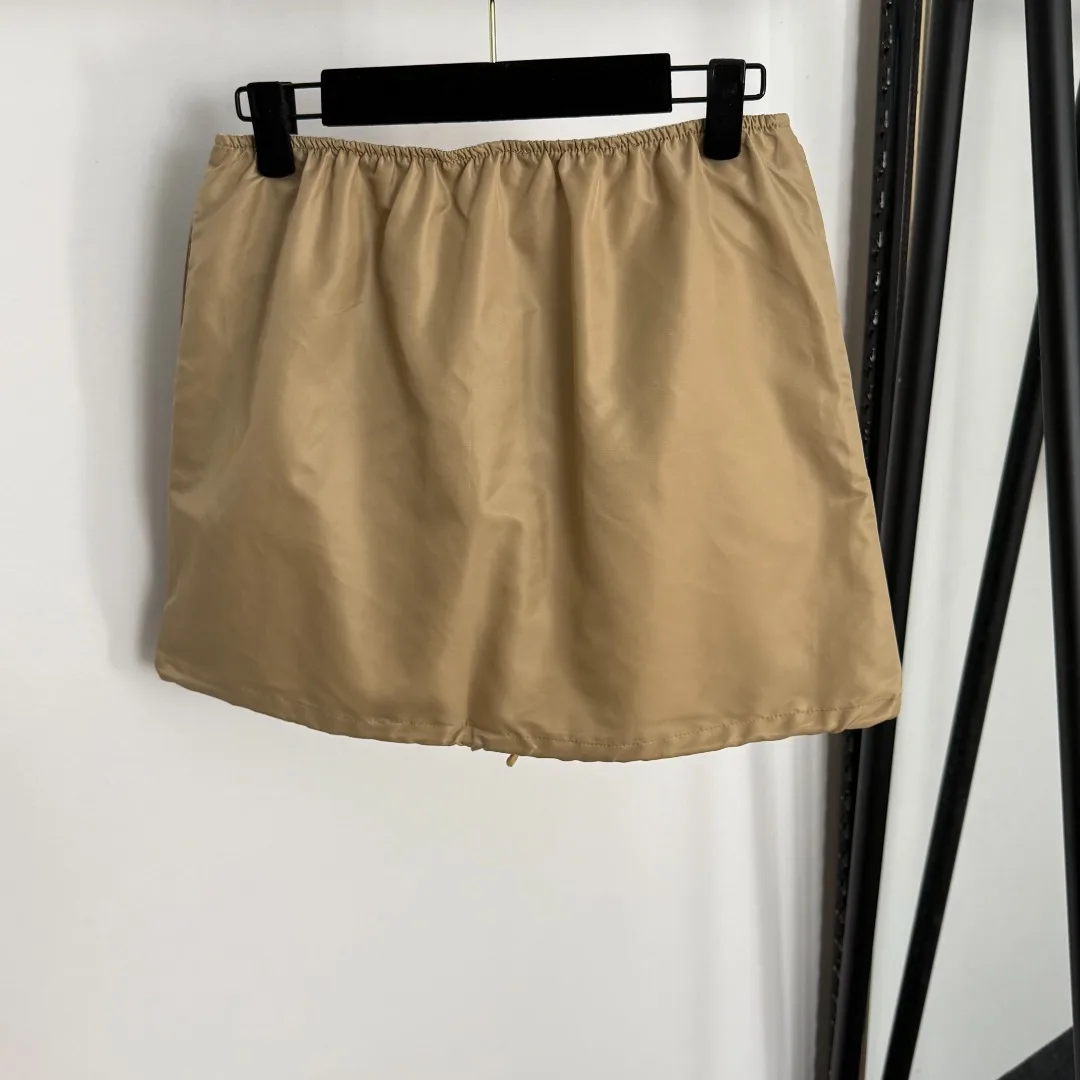 

2025 Autumn New Women's Workwear Pocket Zipper Short Skirt