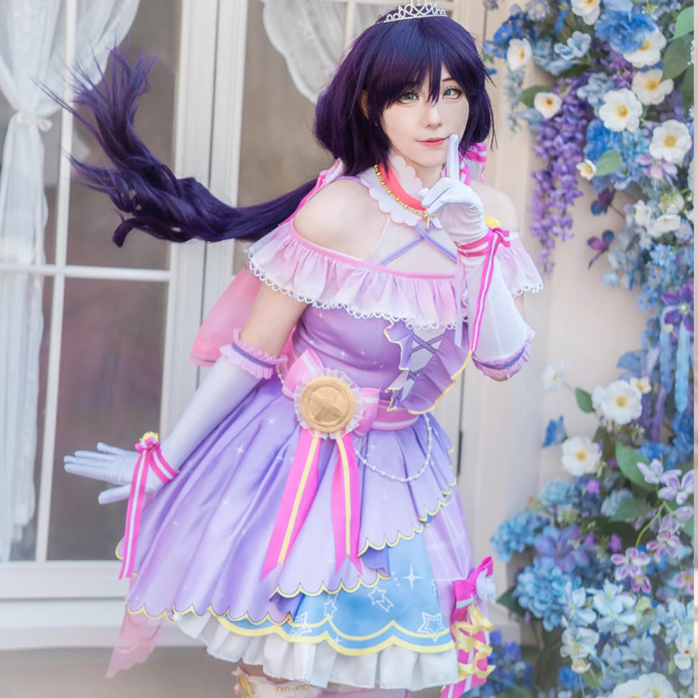 Love Live นับถอยหลังคอสเพลย์เครื่องแต่งกายสําหรับผู้หญิง Nozomi Eli Kotori Honoka Umi Rin Maki Nico Hanayo ชุดแฟนซีปาร์ตี้ฮาโลวีนชุด