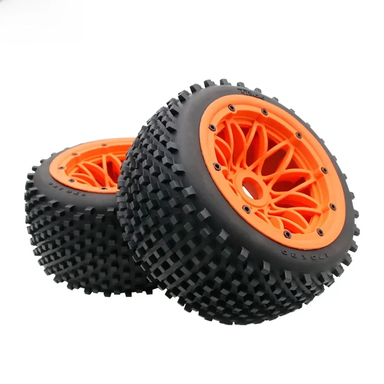 Voor- of achterband montage of nylon wielnaaf of beadlock ring voor 1/5 HPI ROFUN BAHA ROVAN KM BAJA 5B Rc auto speelgoed games onderdelen - afbeelding 2