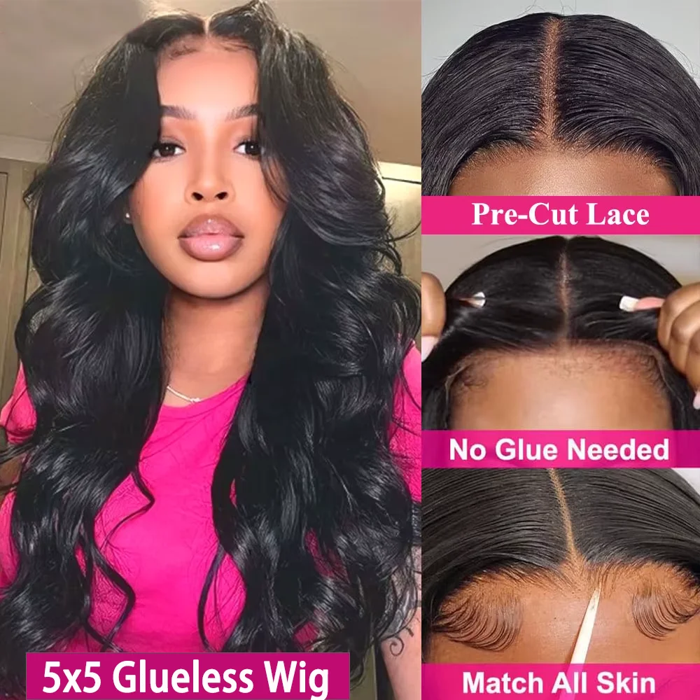 300 밀도 30 36인치 바디 웨이브 레이스 프론탈 인모 가발 13x6 13x4 레미 투... - 3