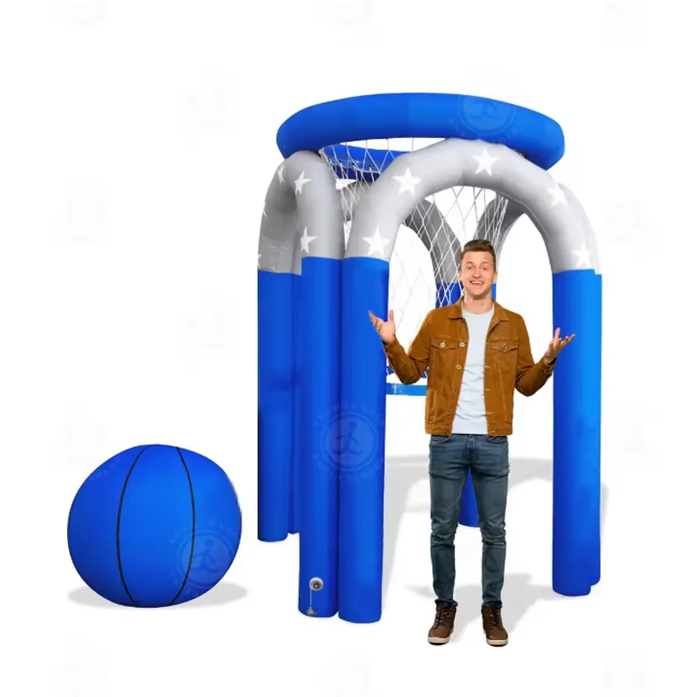 Commercial  Monster Basketball Goal Inflatable Basketball Hoop Inflatable Shooting Game For Adult Kids  Outdoor Indoor Fun