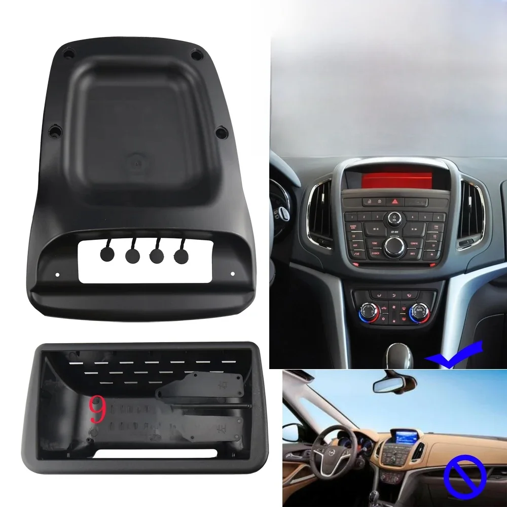 9-calowy samochodowy adapter ramki Fascia Canbus Box Android Radio Dash Fitting Panel Kit dla Opel Zafira Tourer Vauxhall Zafira 2011-2016 — zdjęcie 2