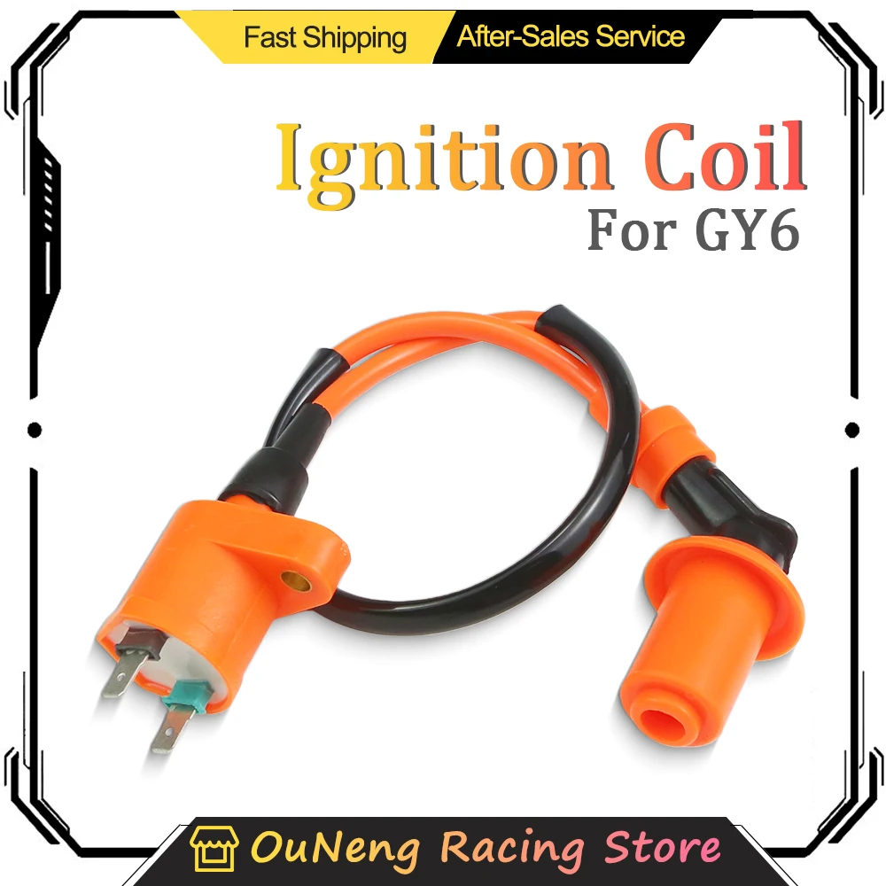 

For GY6 50cc 150cc 125cc 150cc Chinese ATV Moped Scooter ATV Go Kart Motorcycle Racing Ignition Coil Electrode Spark Plug