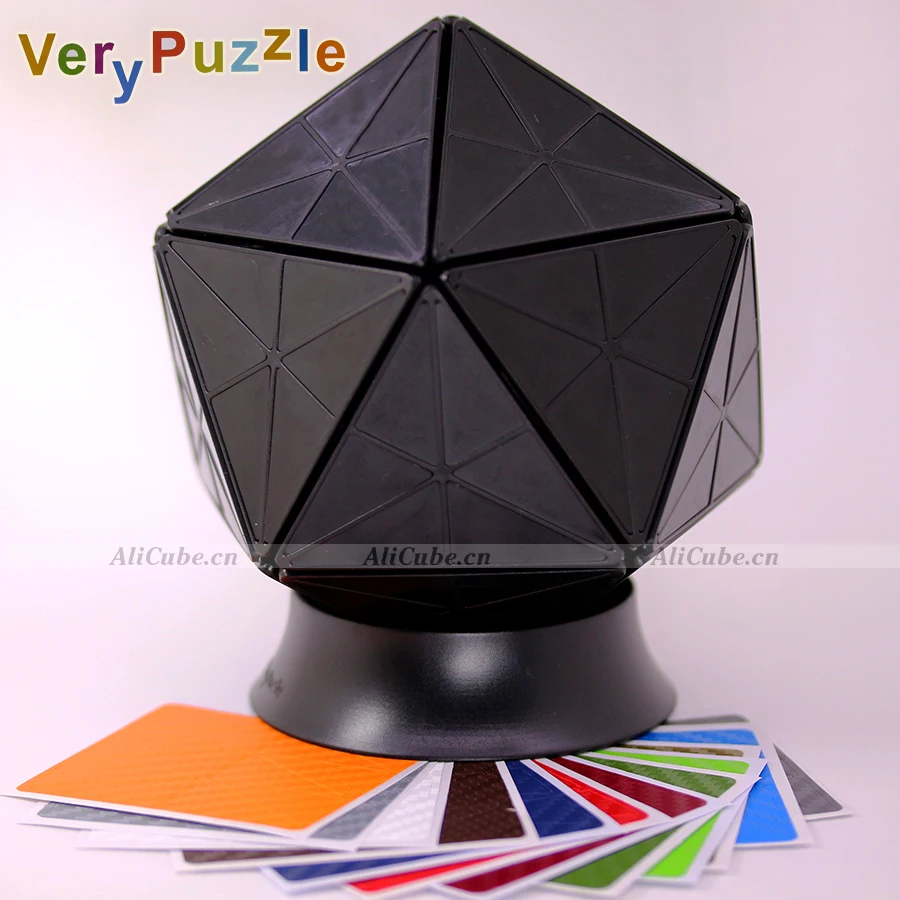 VeryPuzzle 72 ركن فقط Megaminx 12 محور لتقوم بها بنفسك المكعب السحري المهنية لعبة ذكية المنطق اللعب الصعبة تويست لغز