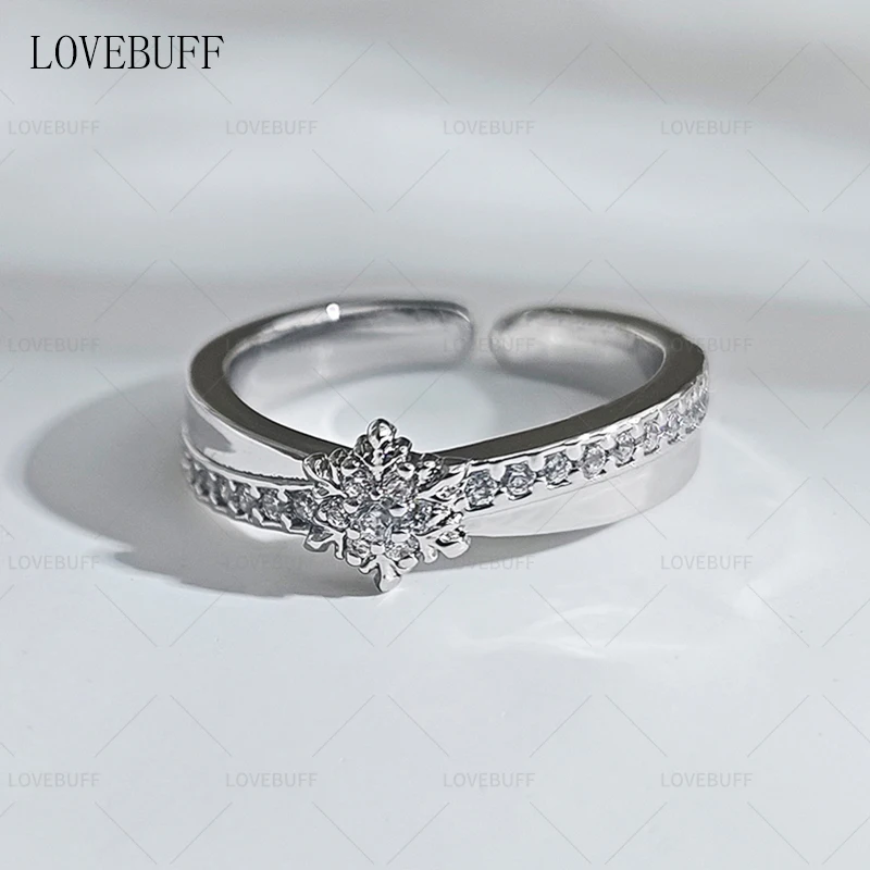 LOVEBUFF LAD 100 Affinity Zayne Ring Inspired Platinum Plated Copper Band (Version 2.0)