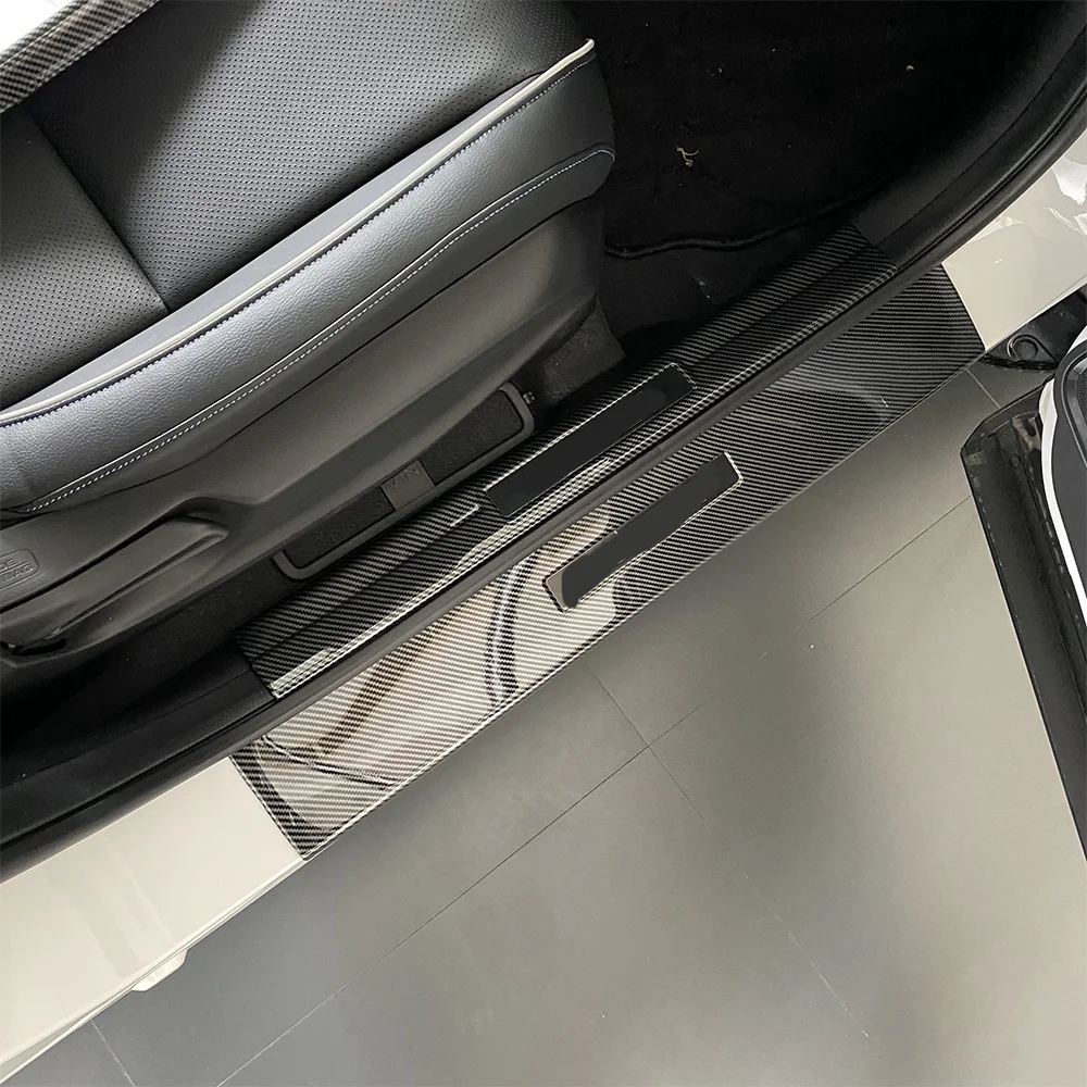 Car Welcome Pedal for Mercedes-Benz GLA H247 200d 2020~2025 2021 Door Sill Scuff Threshold Guard Plate Trim Strips Accessories