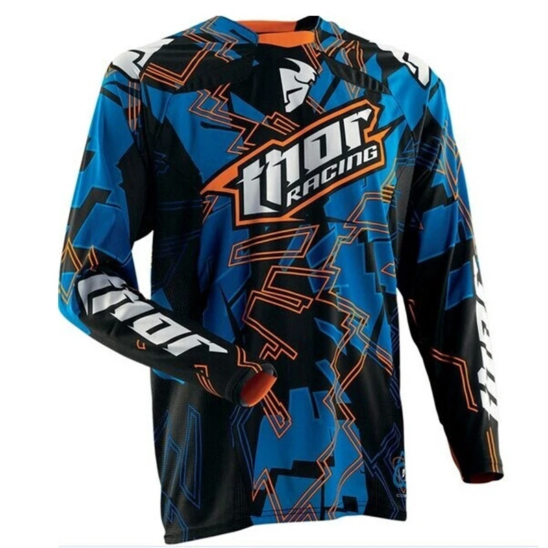 

Sun Protection Thor Motocross Cycling Jersey Top Breathable Long Sleeve MTB Motorcycle T-Shirt Racing Downhill Cycling Jersey
