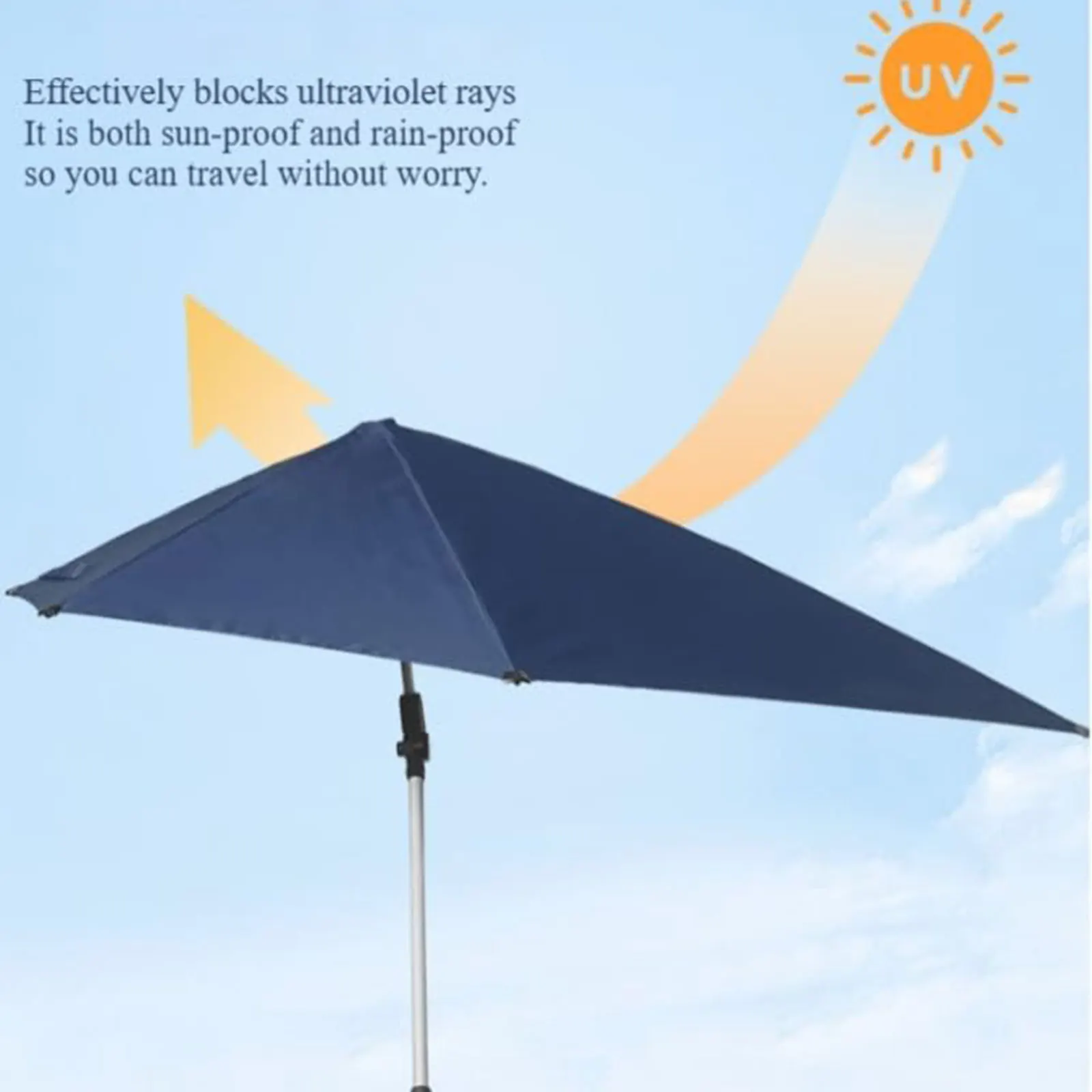 

Fishing Rain Umbrella Umbrella Portable Sun Shade Waterproof Camping Umbrella UV Protection Sunscreen for Outdoor Backyard Beach