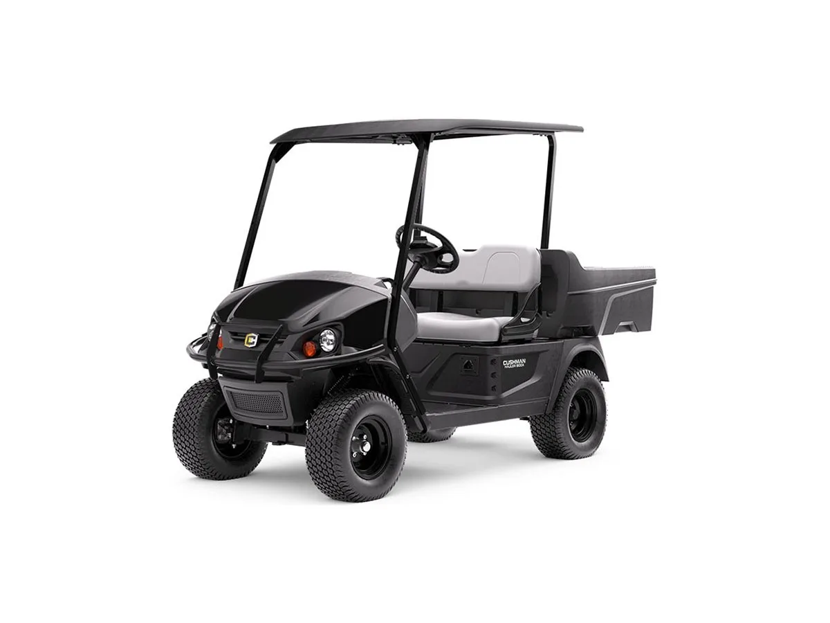 

Лучшее предложение: Cushman Hauler 800X ELiTE с литиевой батареей, вездеход с внедорожными шинами и подъемным механизмом на кузове.