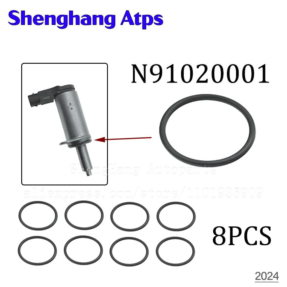 17.3*1.5 New Engine Camshaft Adjuster Seal O-Ring For Audi A4 A5 A6 TT Quattro allroad Q5 Q7 N91020001,N 91020001,N-910-200-01