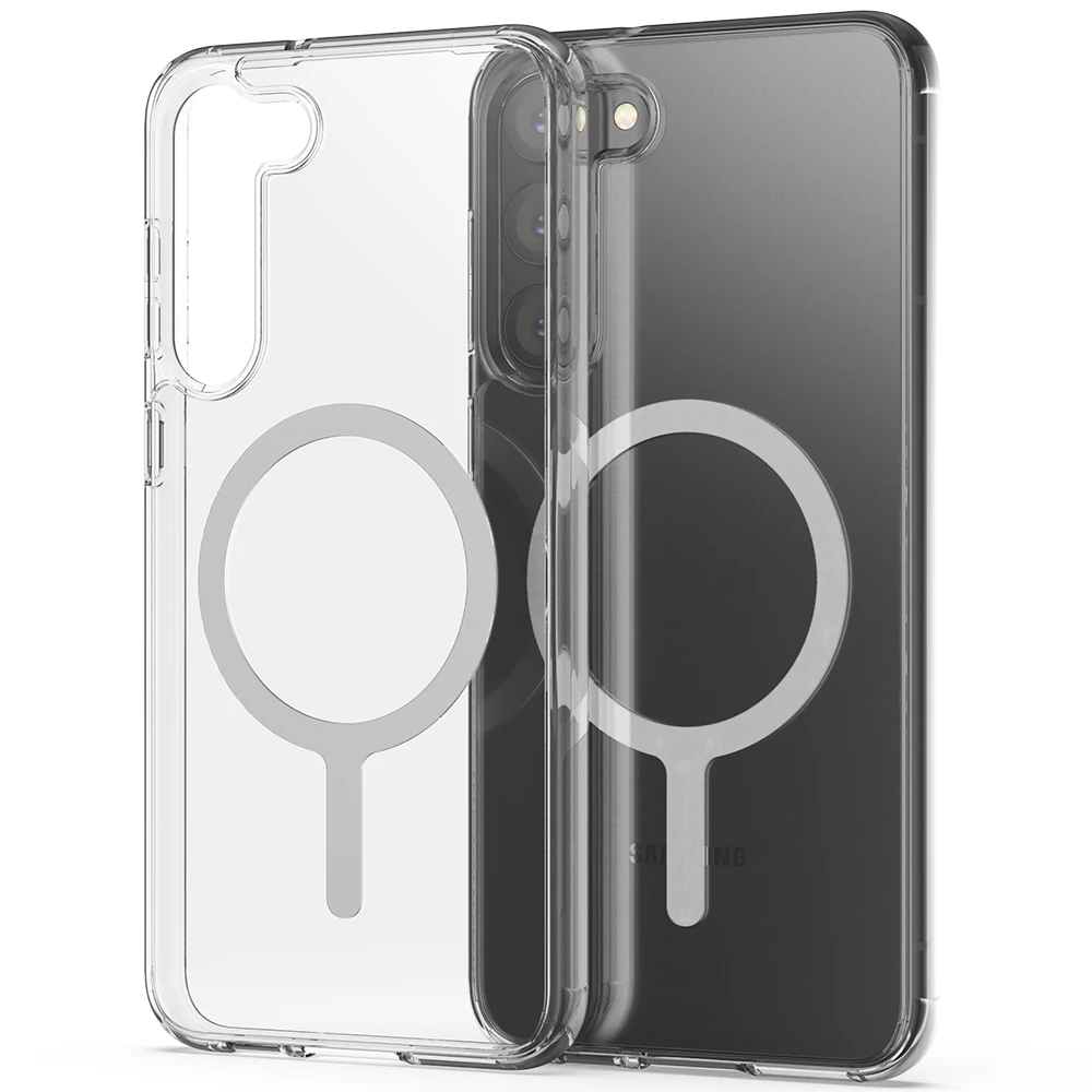 (SALE) shineji Moru Mac Seif Transparent Jelly hard case Dyscoloration X magnetic magnet M air CLO base Galaxy S24 S23 S22 S21 S20 note 20 Ultra Plus