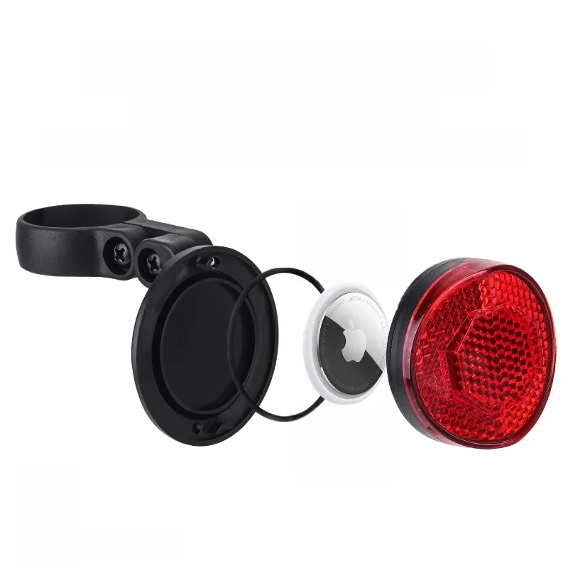 AliExpress rrskit Bicycle Hidden Airtag Positioning Anti-theft Reflective Taillight Bracket For Apple Airtag MTB Road Bike Seat Tube Bracket