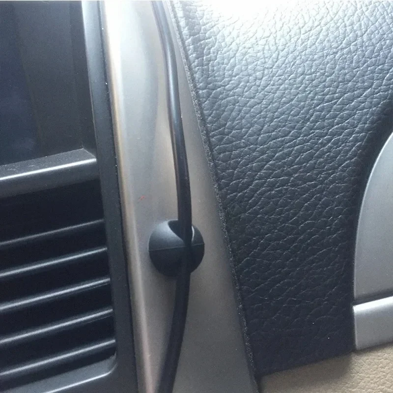 5/10/20 pçs acessórios do carro cabo de carregamento hub mesa cabo fecho carregador emaranhado