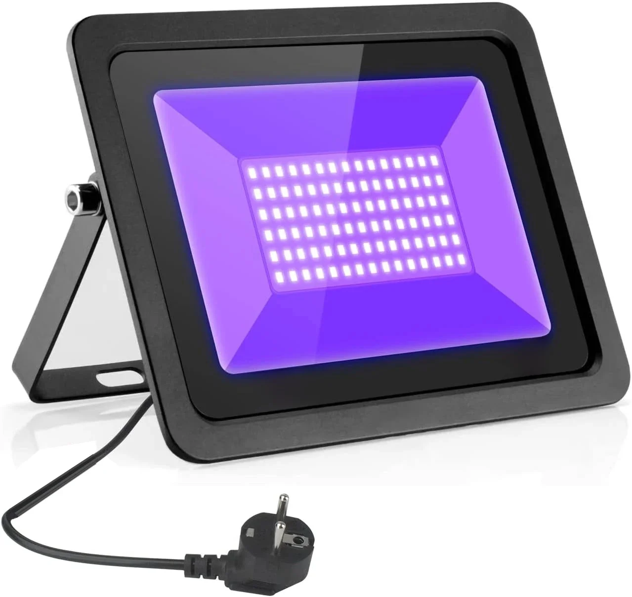 Projecteur UV 395nm 30W 50W 100W, projecteur extérieur, lampe de scène fluorescente ultraviolette, étanche IP66, 85V-240V pour fête Disco