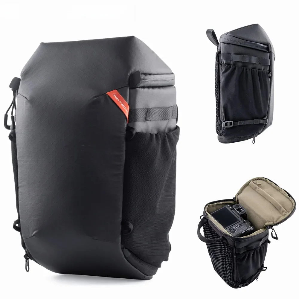 PGYTECH Camera Top Loader Rozszerzalne kieszenie organizacyjne do aparatów bezlusterkowych Nikon/Canon/Sony z regulowanym paskiem na ramię — zdjęcie produktu 7