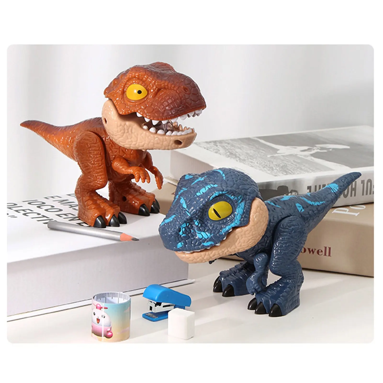 New Creative 5 IN 1 Stationery Toy, Detachable Dinosaur Office Desk Decor, Starting School Onboarding Birthday Christmas Gift