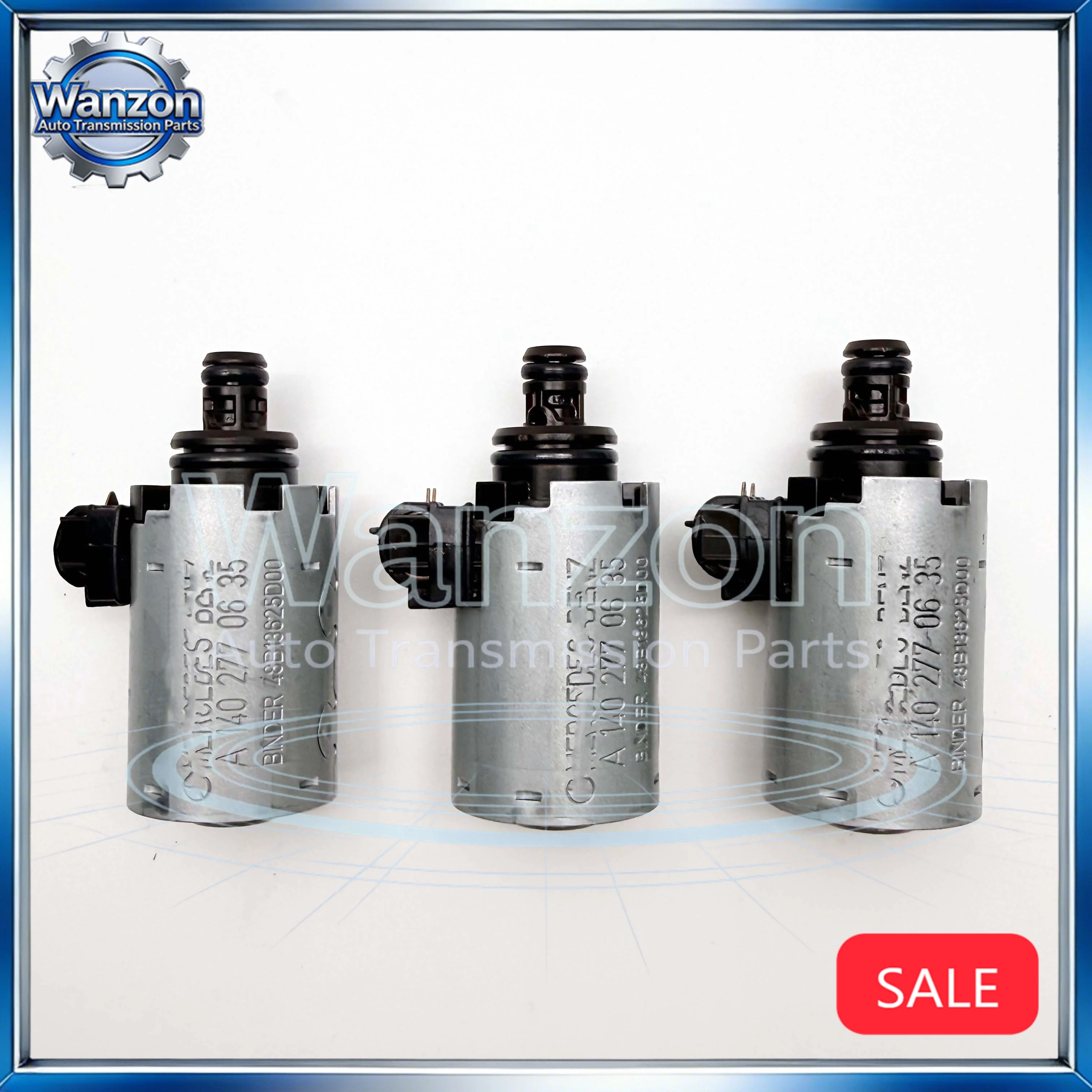 722.6  6PCS High-Stable 5-Speed Transmission Solenoid For Benz CLS SLK ML C E S GL R Sprinter, Optional Wiring Plate & Oil Filte