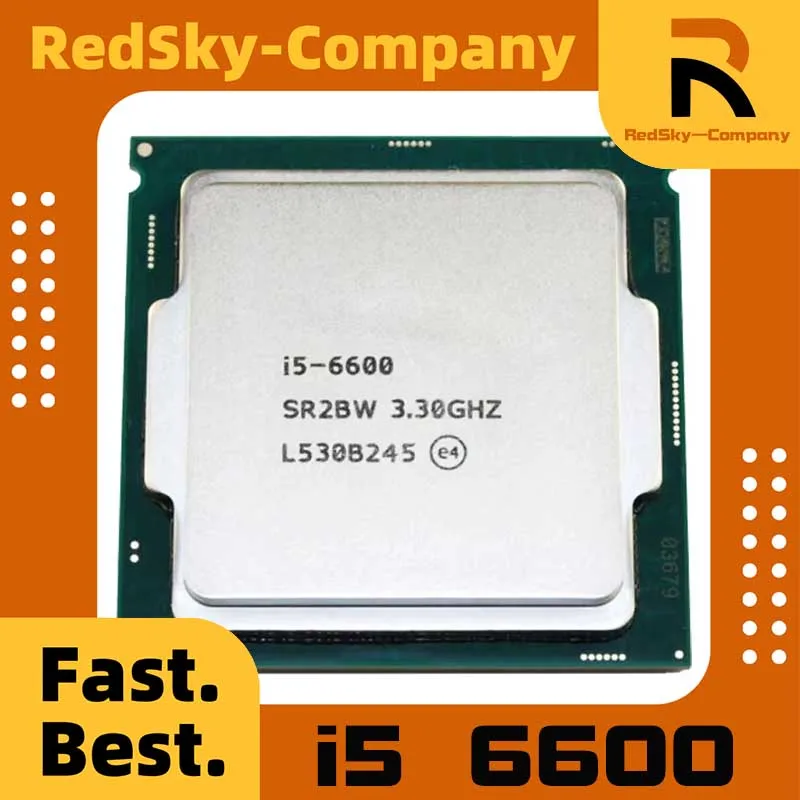 Core i5 6600 3.3GHz Quad Core LGA 1151 cpu processor