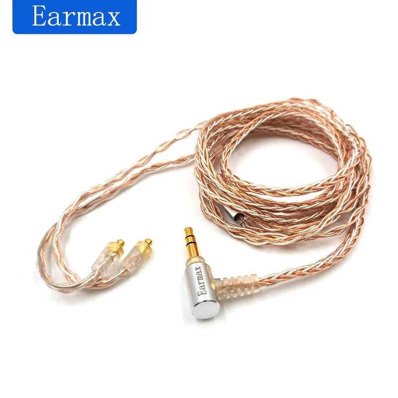 8 Core Silver Plated 2.5/3.5/4.4mm Balanced Cable To MMCX Connector Hifi Upgrade Cable For SE215 SE315 SE535 SE846