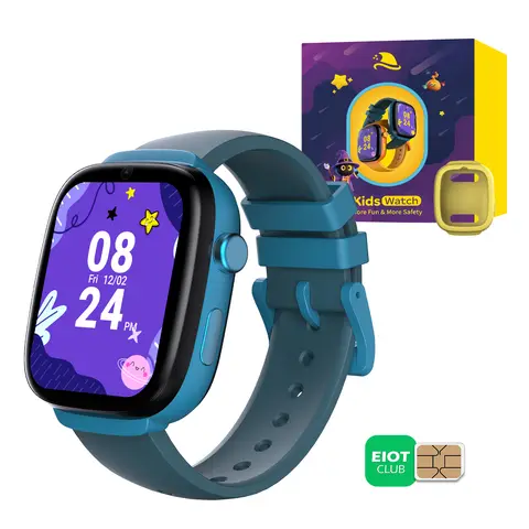 4G Kids Smart Watch GPS Two Way Call Video SOS Child Gift Parental Controls Waterproof Birthday Gift for Boys and Girls