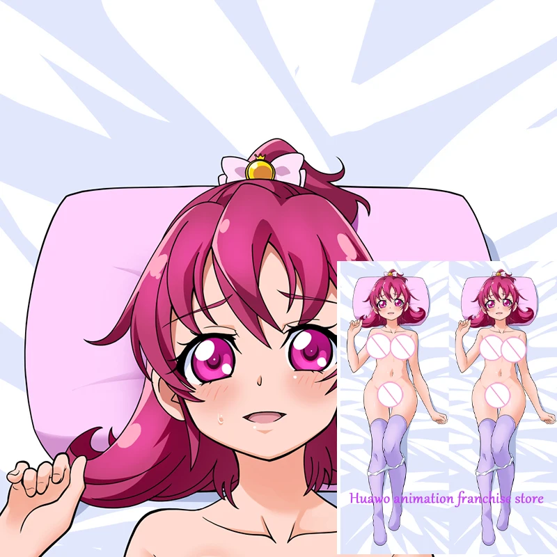 

Anime Dakimakura Pillow Mana Aida Dokidoki Precure 2-Side Print Pillowcase Hugging Body Cushion Cover Otaku Waifu