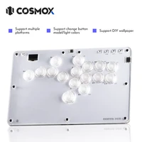 Alta42-COSMOX controlador sin palanca juegos de lucha Arcade para PC/PS3/PS4/PS5 interruptor Steam Stick teclado llantas botón llanta
