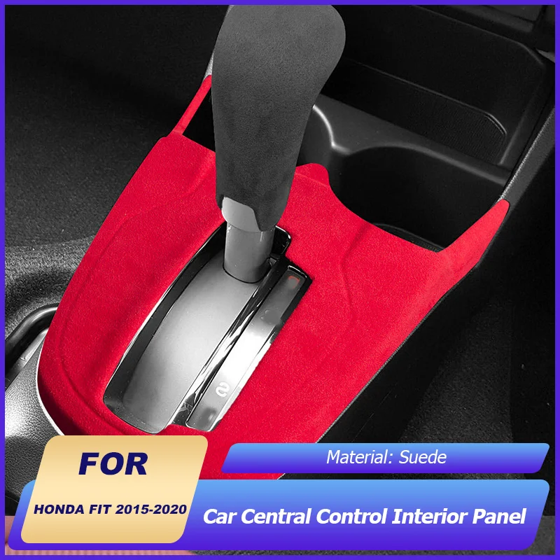 

Suede Car Centre Panel Protective Mats Decorative Mat Interior Auto Accessories for Honda Fit Jazz GK MK3 2015~2020 2018 2019