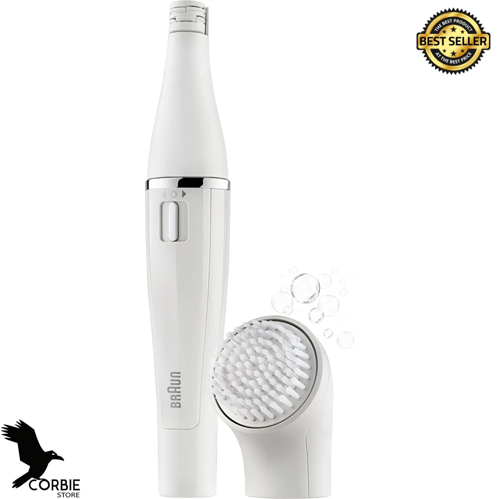 Braun Se810 Face Facial Epilator For Hair Removal, Facial Cleansing, Skin Revitalization+Additional Battery